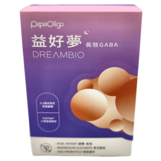 Papa Oligo 糖老爹 益好夢長效GABA膠囊 500mg/顆 50顆/盒, 1盒
