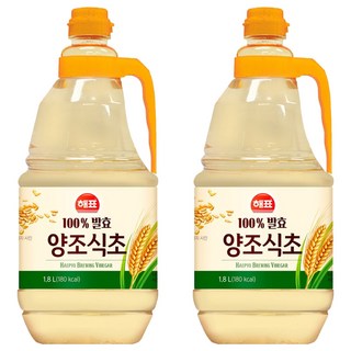 [해표] 양조식초, 1.8L, 2개