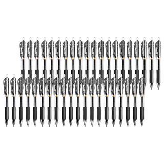 바코젤 부드러운 젤 잉크펜 0.5mm, 블랙, 40개
