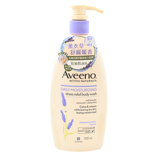 Aveeno 舒緩沐浴露 薰衣草香氛, 532ml, 1瓶