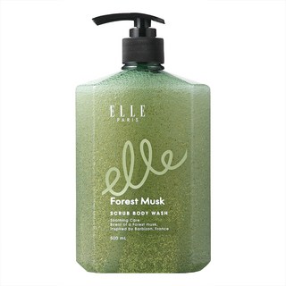 ELLE PARIS 스크럽 바디워시 포레스트머스크향 [여드름 기능성], 1개, 500ml