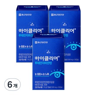 아이클리어 루테인지아잔틴, 30정, 6개