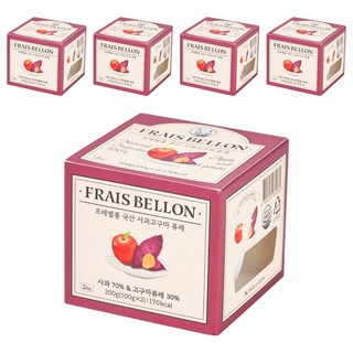 프레벨롱 국산 과일퓨레, 혼합맛(사과/고구마), 200g, 5개