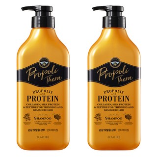 엘라스틴 프로폴리테라 손상된 모발용 샴푸 피오니 향, 500ml, 2개