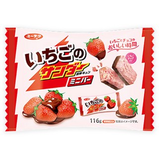 블랙썬더 유라쿠 딸기썬더 미니바, 1개, 116g 대표 이미지 - 일본 과자 추천