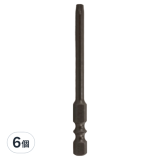Kheiron 鼎富隆 中空星型起子頭 1/4" (6.35mm) 高碳合金鋼 台灣製, 6個