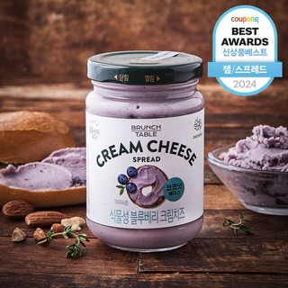 복음자리 식물성 블루베리 크림치즈, 190g, 1개