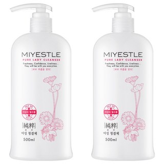 미에뜰 순수 여성청결제, 500ml, 2개