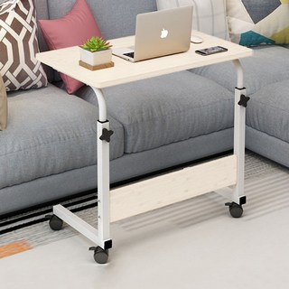 바퀴형 보조 책상 800 화이트 상품 이미지