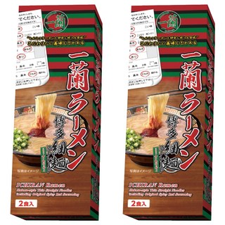 이치란 돈코츠라멘 2인분 258g, 2개