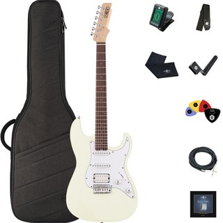 헥스 입문용 일렉기타, E100 PLUS, 파스텔 블루, 1개 일렉기타파스텔그린 13 헥스 입문용 무광 일렉기타 + Thanks Gift 세트, E-100 S/IV, 아이보리, 1개