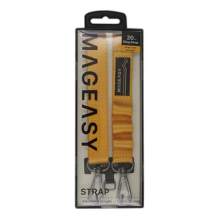 MAGEASY STRAP 掛繩/掛繩片組, STRAP+STRAP Card-20mm, 可調長度90cm-160cm, 耀眼黃, 1組