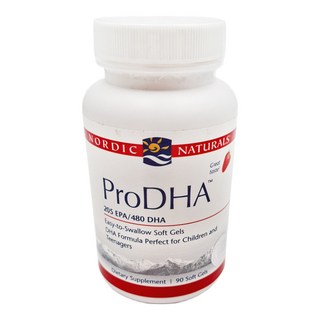 Nordic Naturals 好智Q ProDHA 魚油, 205 EPA/480 DHA, 90 軟膠囊, 90顆, 1罐