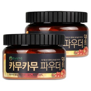 오가닉가든 카무카무 파우더, 100g, 2개
