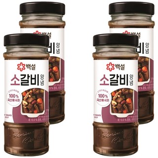 백설 소갈비양념, 500g, 4개
