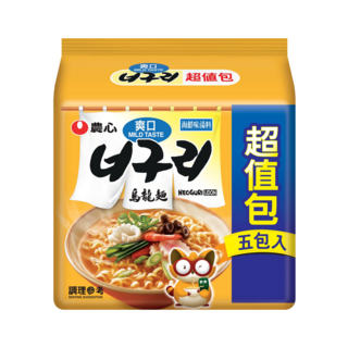 NONGSHIM 農心 烏龍麵 爽口海鮮味 120g, 5包