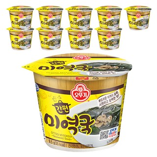 오뚜기 간편미역국 컵국, 9.5g, 10개
