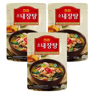 진한식품 소내장탕, 600g, 3개