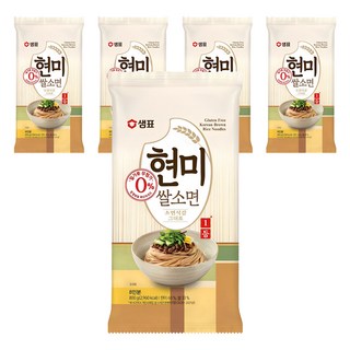 샘표국시 현미 쌀 소면, 800g, 5개