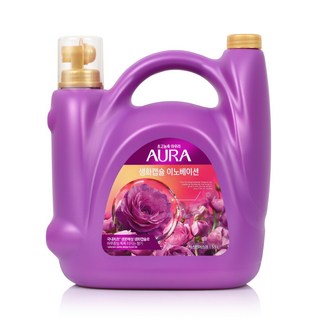 AURA 생화캡슐 섬유유연제 자스민머스크향 본품, 1개, 5.5L