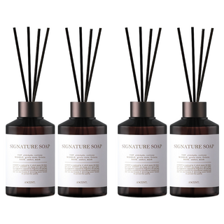 에이센트 네이처 실속형 디퓨저, 시그니처솝, 200ml, 4개