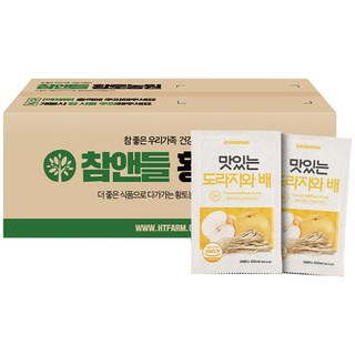 참앤들황토농원 맛있는 도라지와 배, 100ml, 100개