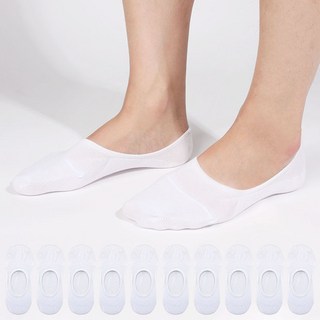 두발로 남성용 안벗겨짐 자물쇠 페이크삭스 10켤레