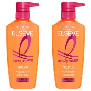 로레알파리 엘세브 드림랭스 샴푸 플로럴 프루티향, 400ml, 2개