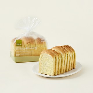 ORGA 베이커리 생효모로 발효한 옥수수식빵, 240g, 1개입, 1개