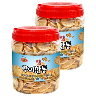 머거본 꾸이한통 어포스낵, 150g, 2개