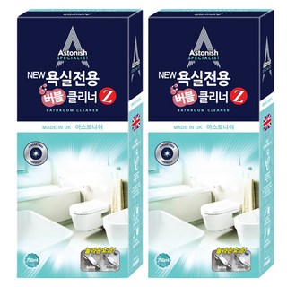 아스토니쉬 뉴 욕실 전용 버블 클리너 Z, 750ml, 2개