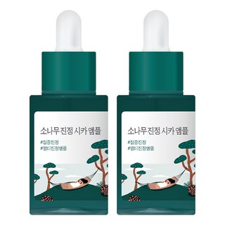 라운드랩 소나무 진정 시카 앰플, 30ml, 2개
