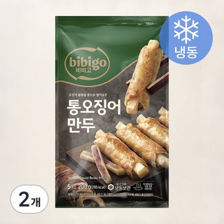 비비고 통오징어 만두 (냉동), 200g, 2개