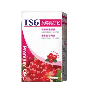 TS6 美莓亮妍粉，Premium OPC，每盒30包, 2g, 30包, 1盒