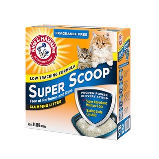 ARM&HAMMER 超凝結貓砂, 無香味, 99%低粉塵, 超強凝結力, 易於清潔, 6.35kg, 1盒