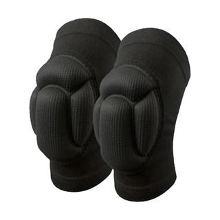 컴피닛 거북이 쿠션 무릎보호대 2p, 블랙, 1개