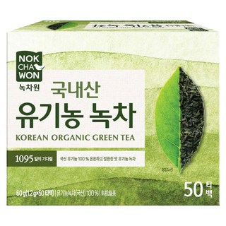 녹차원 유기농 순수녹차, 1.2g, 50개입, 1개