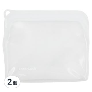 LocknLock 樂扣樂扣 N次矽膠密封袋 好壓自黏款, 470ml, 2個