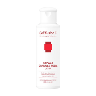 Cell Fusion C 木瓜淨透潔顏粉, 木瓜顆粒煥膚超微粉末深層清潔劑, 去除雜質, 維持肌膚清潔, 50g, 1瓶