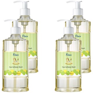 Fees 法緻 嬰兒柔護洗髮沐浴精 1歲以上, 300ml, 4瓶