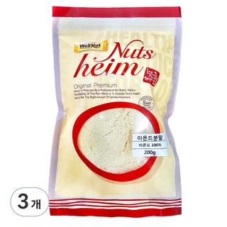 너츠하임 아몬드분말, 200g, 3개