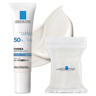 라로슈포제 유비데아 톤업 라이트 선크림 SPF50+ PA++++ 화장솜 30매, 30ml, 1개