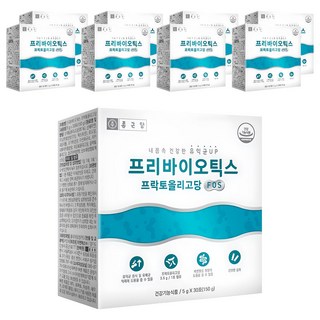 종근당 프리바이오틱스 프락토올리고당 FOS, 150g, 9개