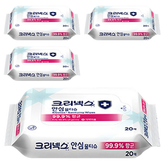 크리넥스 물티슈 20매