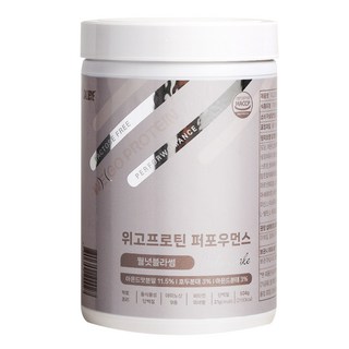 칼로바이 위고프로틴 퍼포우먼스 락토프리 단백질쉐이크 월넛블라썸, 504g, 1개