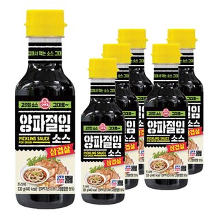 오뚜기 삼겹살 양파절임소스, 330g, 6개