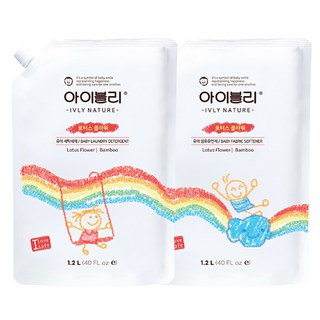 아이블리네이처 로터스 플라워향 대나무 성분 유아용 세제