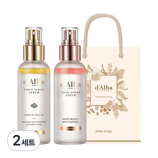 달바 화이트 트러플 퍼스트 스프레이 세럼 100ml + 바이탈 스프레이 세럼 100ml + 기프트백, 2개