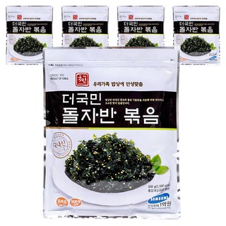 더국민 돌자반 볶음, 500g, 5개