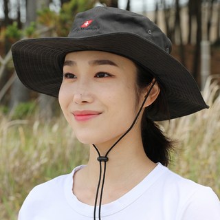 스위스마운틴 자외선 차단 모자, 블랙